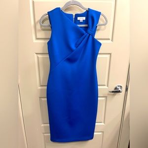 Calvin Klein Blue Scuba Dress - Size 4